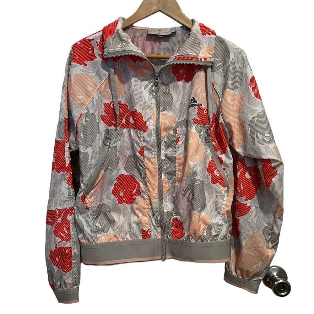 Adidas x Stella McCartney Floral Windbreaker Size Small